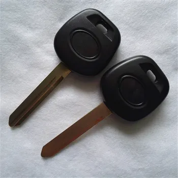 DAKATU z logo wymiana samochodowego transpondera kluczowy osłona do Toyota RAV4 PRADO COROLLA Yaris No Chip Uncut Key Blade TOY47
