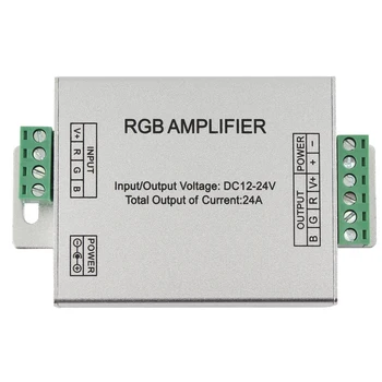 DC 12V LED Strip Amplifier RGB, RGBW Controller Amplifier Output RGBW LED RGB Controller Power Strip Repeater Console Controller