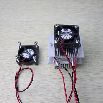 DIY kits термоэлектрическая system chłodzenia Peltier Refrigeration chłodzenie wodne+ wentylator+ 2szt chłodnice TEC1-12706