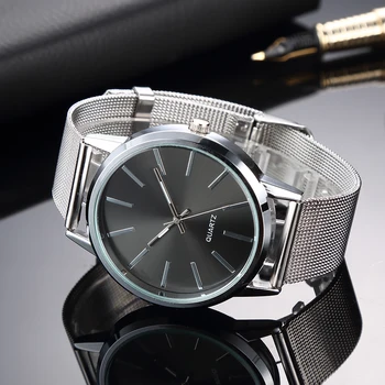 Damskie srebrne zegarki 2020 nowe stylowe, minimalistyczne kwarcowy zegarek pełna stal watchband gorący zegarek bayan kol saati