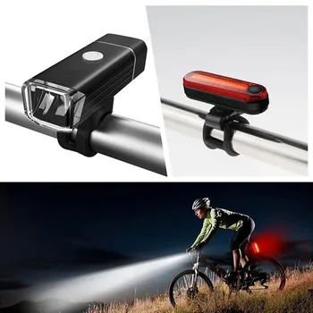 Darmowa dostawa rower reflektor LED USB Akumulator zestaw biżuterii cykl przednie tylne Luz de bicicleta de alta calidad