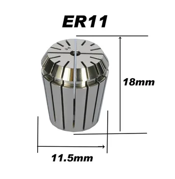 Darmowa wysyłka wysoka dokładność ER11 dokładność 0.008 mm sprężyna Tuleja zaciskowa do frezarki CNC do grawerowania narzędzie