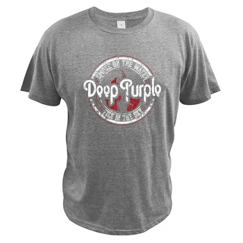 Deep Purple Tshirt Album Machine Head Smoke Song On The Water Tshirt Angielska Grupa Rockowa Bawełna Podstawowy Krótki Rękaw Camiseta