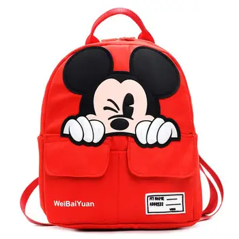 Disney Gorący Kreskówka Myszka Miki Dla Dzieci Plecaki Dzieci Przedszkole Torby Szkolne Plecaki Dla Dzieci Chłopcy Dziewczęta Dziecko Ładny Plecak