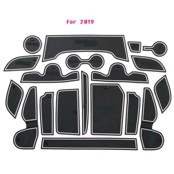 Dla Hyundai Tucson 2016 2017 2018 2019 samochodowe bramy gniazdo antypoślizgowy Puchar mata drzwi ROWEK dywaniki stylizacji samochodów ozdoby wnętrz