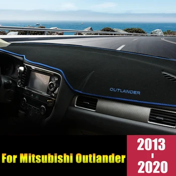 Dla Mitsubishi Outlander 3 2013-2017 2018 2019 2020 Pokrywa Desce Rozdzielczej Samochodu Mata Osłona Przeciwsłoneczna Mat Deska Rozdzielcza Dywaniki Akcesoria