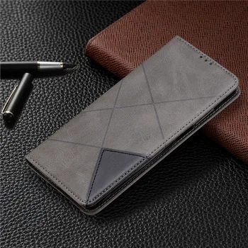 Dla Xiaomi Redmi K30 Case magnetyczny skórzany płaski futerał Xaomi Redmi K30 K20 7A 8A Note 8T 8 7 Pro Flip Stand Business Phone Cover