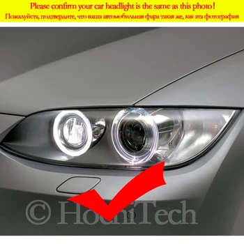 Do BMW serii 3 E90 E92 E93 M3 2007-2013 Coupe stawek zawieszenia światła DRL Angel Eyes LED RGB multicolor Reflektor Halo Ring kit