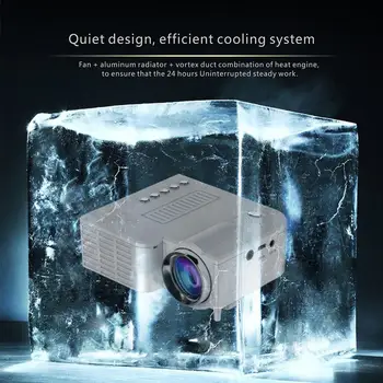 Domowy projektor mini miniaturowy przenośny HD 1080P mini projektor led, projektor do kina domowego rozrywki