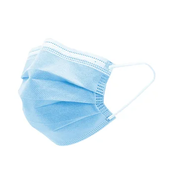 Dorośli jednorazowe pakowane indywidualnie, maski trójwarstwowa oddychająca filtr niebieska maska usta składany filtr maska do twarzy 50 sztuk
