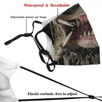 Drapieżnik usta unisex zestaw ochrony usta pokrywa Maska piątek 13-e Szeryf Бракке horror z filtrami ochrony układu oddechowego