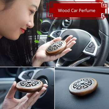 Drewniany samochodowy odświeżacz powietrza Samochodowy dyfuzor auto zapach ręcznie zapach perfum samochodu na akcesoria wnętrza samochodu
