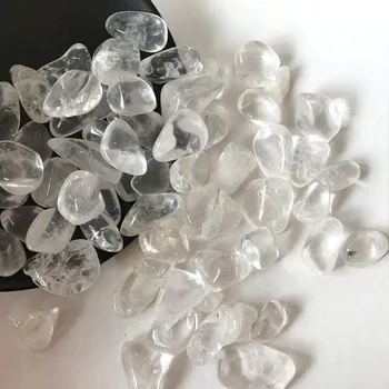 Drop Shipping Natural Stone Clear Big Rock Quartz Crystal White Mineral Sample Rock Chip Gravel Rough Raw Gemstone Energy Deco