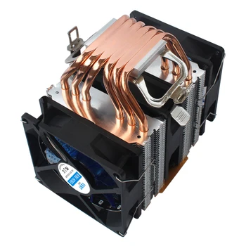 Dual Tower Cpu Cooler Fan 6 Heatpipe 3 Pin, Single Cooling Radiator Cooler wentylator elektryczny chłodnicy dla Intel LGA 1150/1151/1155 dla AMD