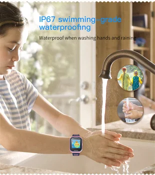 Dzieci inteligentne zegarki 4G Wifi smart watch GPS tracker 4g high definition phone video call water proof smart watch for children IP67