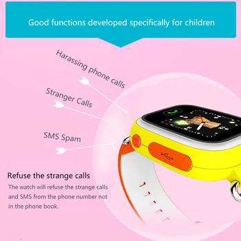 Dzieci inteligentny telefon zegarek gps pozycjonowanie czat głosowy dziecko Smartwatch ekran dotykowy lokalizacja tracker dzieci prezent wodoodporny IP67
