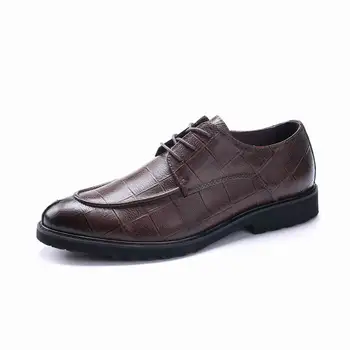 EIOUPI new design top real full grain leather mens business formal shoe men dress oddychającym shoes e66101