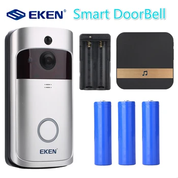 EKEN V5 Smart WiFi Video Doorbell Camera wizualny domofon z gong noktowizor IP dzwonek do drzwi bezprzewodowa kamera bezpieczeństwa w domu