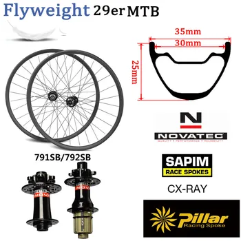 ELITEWHEELS XC 29er MTB Carbon Wheels For Mountain Bicycle Wheel 355g Only Flyweight Cross Country Wheelset bezdętkowe gotowe dyski
