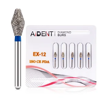 EX-12 Dentistry Lab 50pcs/10packsDental Burs Dia-burs dla szybkich narzędzi stomatologicznych Handpiece