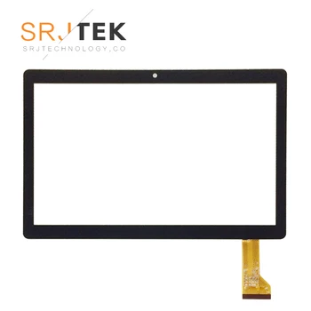 Ekran dotykowy nowy 10,1 calowy ekran do OVERMAX QUALCORE 1027 3G, pojemnościowy tablet PC panel dotykowy digitizer wymiana czujnika z logo