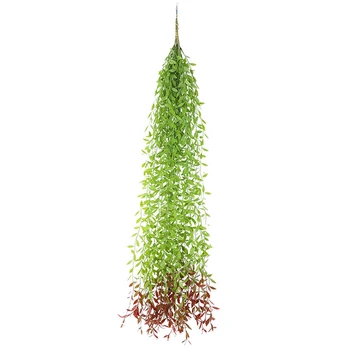Erxiaobao 6 szt./lot 102 cm sztuczne rośliny wiszące liście wierzby fałszywe kwiaty winorośli trawa akcesoria do dekoracji domu
