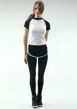 FA007 1/6 kobieca postać akcesoria joga odzież fitness odzież bluza spodnie garnitur odzież zestaw dla 12