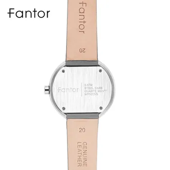 Fantor Brand Simple Casual Men Subtelny, Minimalistyczny Luksusowy Zegarek Kwarcowy Skórzany Zegarek Man Sport