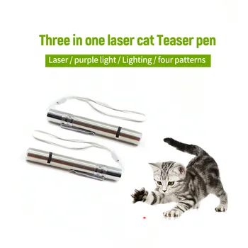 Funny Cat Teaser Funny Toys Chaser latarka indeks światła długopis USB Akumulator zwierzątko Interaktywna gra kot kotek zabawka