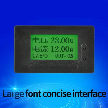 GC90 LCD DC6-200V 20A wbudowany bocznik prądu stałego wielofunkcyjny tester prąd napięcie Amperomierz woltomierz pojemność detektor cyfrowy