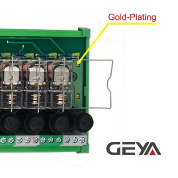 GEYA NGG2R 16 kanałowy moduł Omron z ochroną od bezpieczników Omron 12VDC 24VDC Relay PLC 1NO1NC