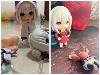 GSC Nendoroids Life in Different World Starting from Scratch Emilia 751# Face-changing Doll Figure prezent zabawki