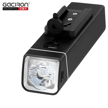 Gaciron V9F-600 rowerowa reflektor USB ładowanie bateria wewnętrzna XGP3 LED światło dźwięk Rowerowy oświetlenie latarki Latarka lampa