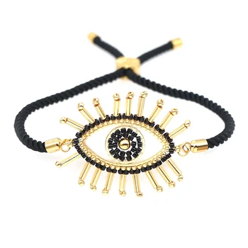 Go2boho bransoletki Mujer bransoletka dla kobiet turecki przykre moda koraliki Miyuki Ojo Turco biżuteria handmade opaska
