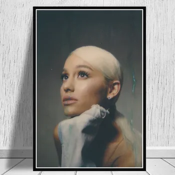 Gorąca Ariana Grande bez łez pozostało płakać album pop-gwiazda plakat drukuje uchwyt sztuka płótnie Malarstwo obrazy do salonu wystrój domu