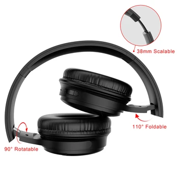 H1 Pro słuchawki bezprzewodowe Bluetooth 5.0 słuchawki sportowe, słuchawki stereo redukcja szumów soporte auriculares gaming TF Card Mic