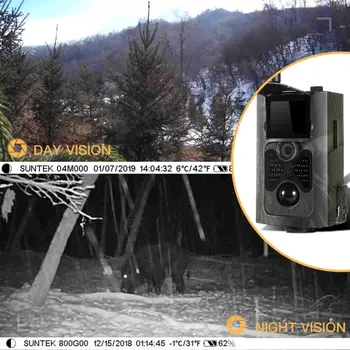 HC-550A 16MP 1080P Scream Hunting Trail Camera Tracking podczerwieni widzenie w nocy kamery przyrody dla wideo foto pułapki do polowania