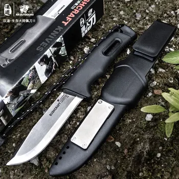HX DOTDOORS Survival II prosty nóż antypoślizgowe uchwyt 440 ostrzy kemping prosty nóż wielofunkcyjny basen nóż przetrwania