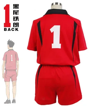 Haiku!! Nekoma High School #5 1 Kenma Kozume Kuroo Tetsuro Cosplay Kostium Haikiyu Volley Ball Team Jersey Sportowa Forma