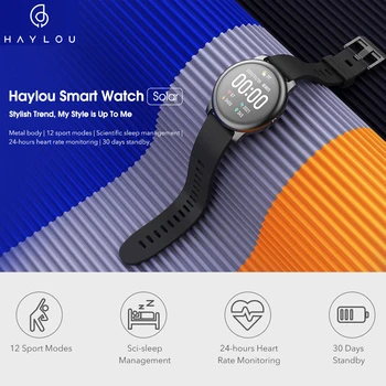 Haylou Smart Watch iOS AndroidSolar LS05 Sport Sleep Heart Rate Monitor wodoodporna wersja globalna heylou od Youpinsamartw