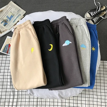 Hirsionsan odzież sportowa Spodnie osób 2020 Sznurek casual loose chłopiec kostki spodnie 5 kolorów pogoda graficzny rzodkiewki spodnie