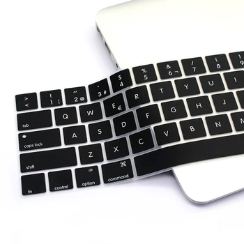 Hiszpańska klawiatura Silikonowa pokrywa naklejki ochronnej skóry dla Mac Pro 13