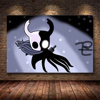 Hollow Knight Map The Game Poster Decoration of Painting on the HD Canvas canvas painting Of Hallownest wall poster art canvas