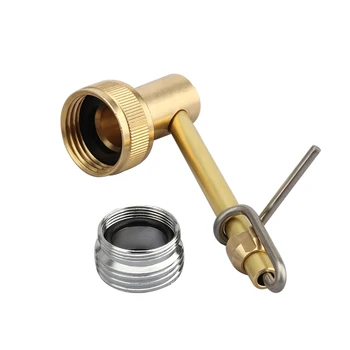 Home brew Brass Carboy & Bottle Washer Faucet Adapter,wysokiej jakości Tap Rinser, Clean Fast & Gold and Sliver Color
