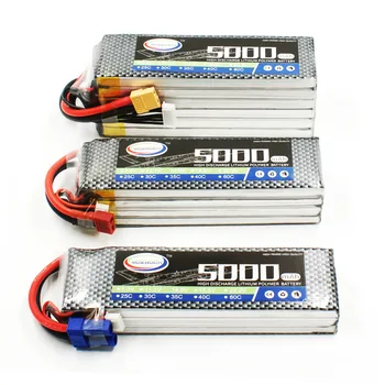 Hot RC LiPo Battery 4S 14.8 V 5000mAh 25C For RC Helicopter Samolot Drone Quadcopter Car Battery LiPo 14.8 V RC Toys Batteries