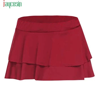 JAYCOSIN Sexy Bodycon Micro Mini spódnice Party And Evening Short Ruffle Skirt Solid Sexy School Girl Costumes 2019 new