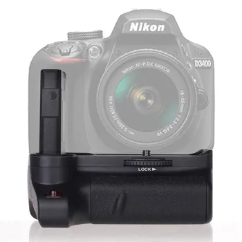 JINTU Pro Multi-Power Grip for Nikon D3400 LUSTRZANKĘ pionowy spust migawki, praca z akumulatorem EN-EL14