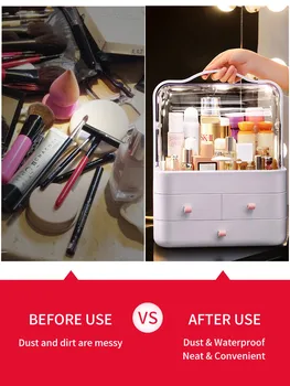 JOYBOS nowy makijaż zestaw ochrony szuflada do przechowywania kosmetyków regały stacjonarne środki do pielęgnacji skóry, szminka piękno szuflada do przechowywania JBS52