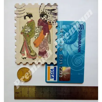 Japonia pamiątka magnes vintage plakat
