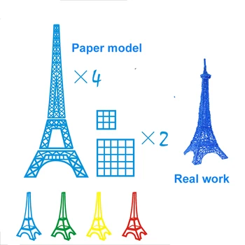 KEMBONA 3d pen printing model paper z 40 wzorów pozwala dzieciom łatwo nauczyć się pracować z 3d uchwytem
